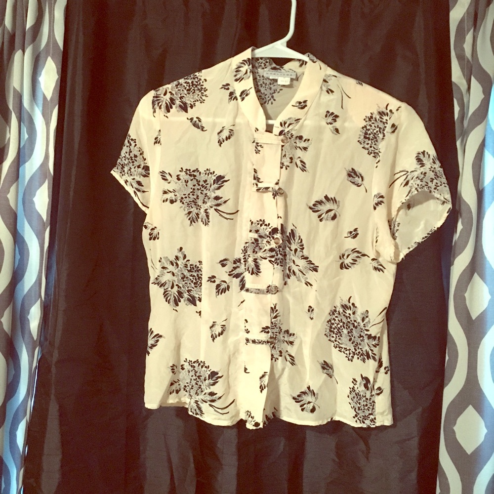 Vintage Japanese Silk Blouse